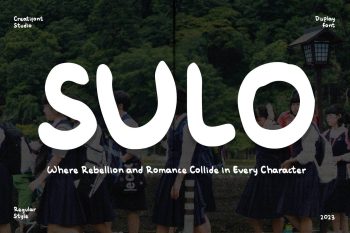 Bold Handwriting Display Font