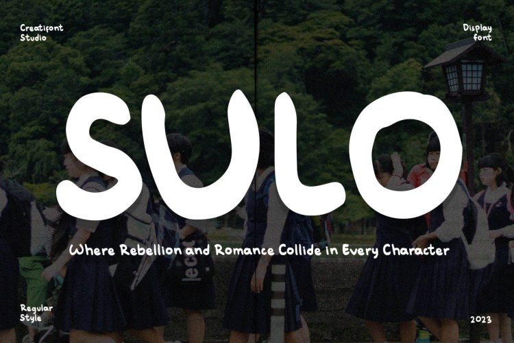 Bold Handwriting Display Font