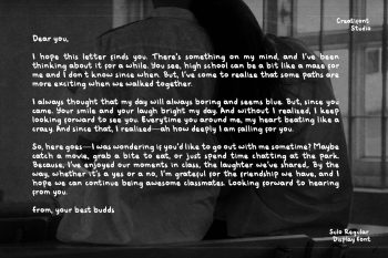 Bold Handwriting Display Font