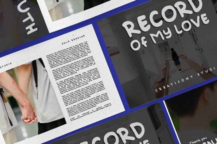 Bold Handwriting Display Font