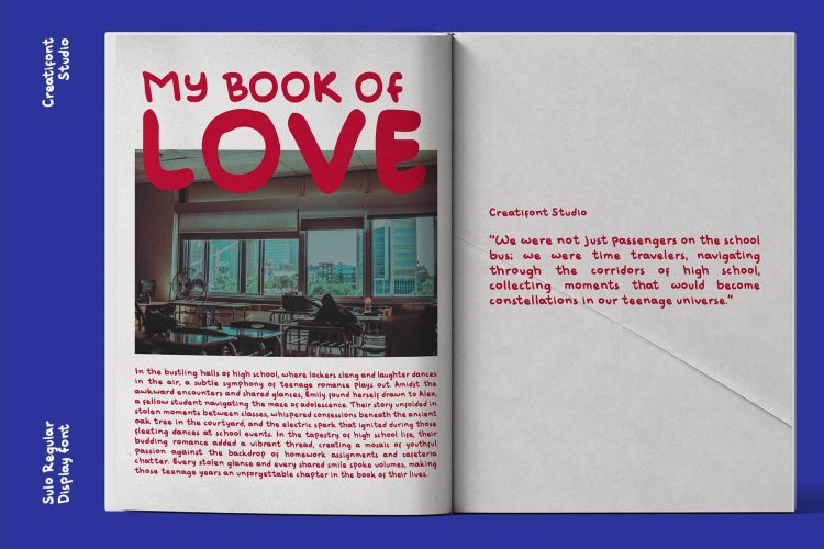 Bold Handwriting Display Font