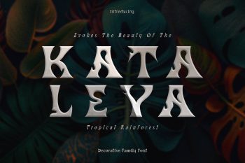 decorative display font