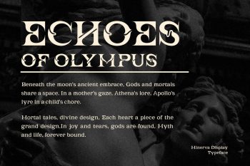 Elegant Decorative Display Serif Font