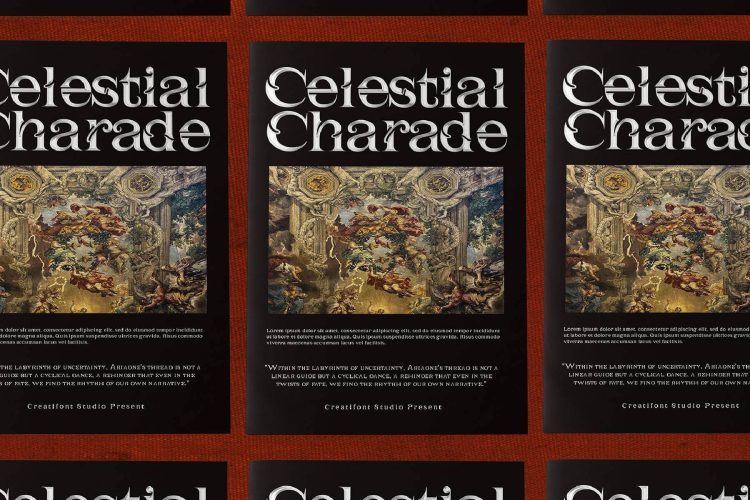 Elegant Decorative Display Serif Font