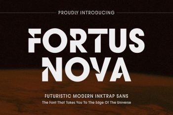 futuristic modern font