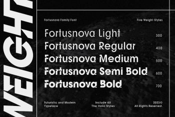 futuristic modern font