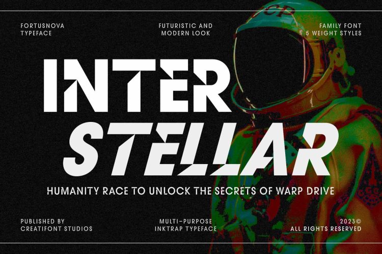 futuristic modern font