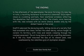 Gothic Contemporary Sans Serif Font