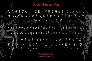 Tetragone - Haunting Handwritten Font