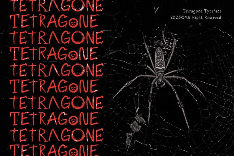 Tetragone - Haunting Handwritten Font