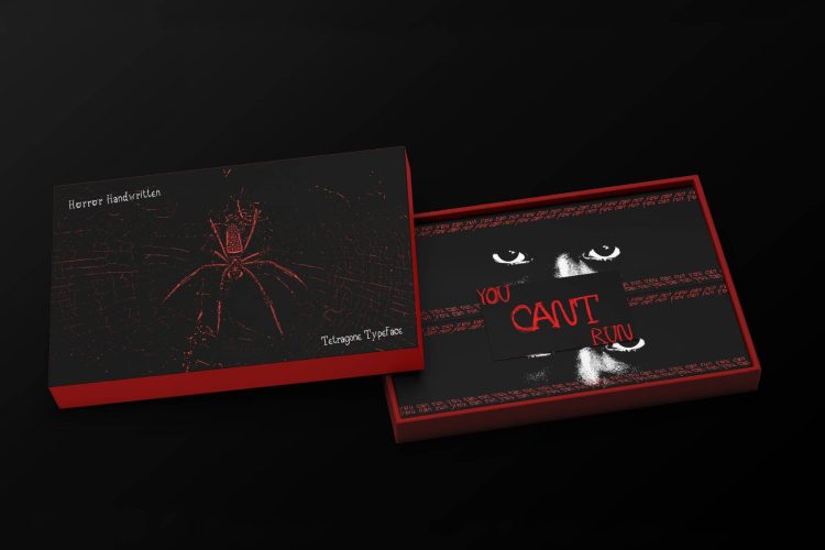 Tetragone - Haunting Handwritten Font