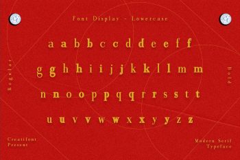 modern serif font