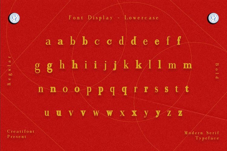 modern serif font
