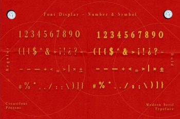 modern serif font