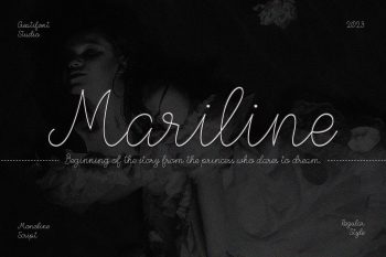 Monoline Script Font