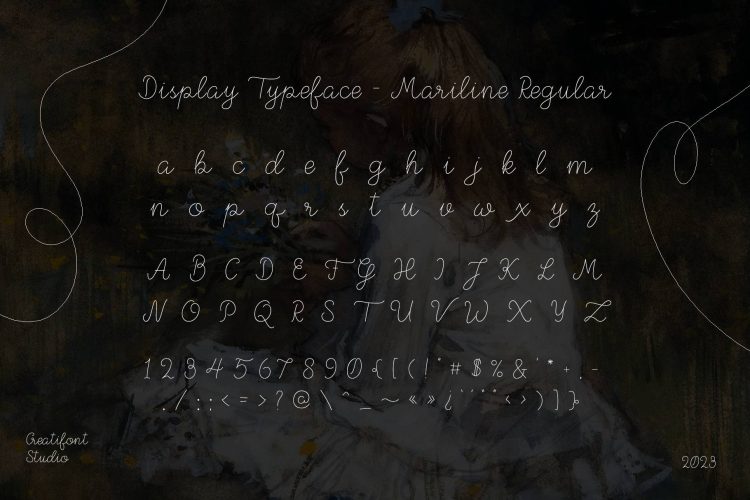 Monoline Script Font