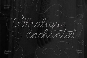Monoline Script Font