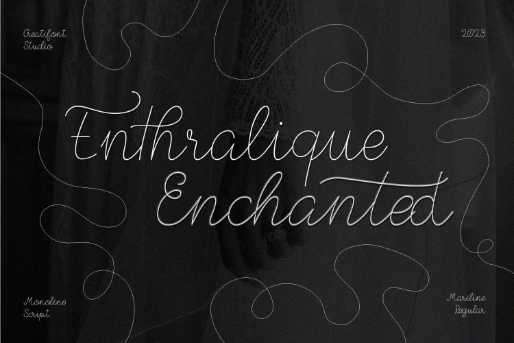 Monoline Script Font