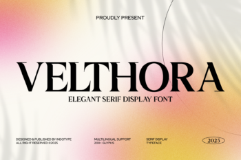 Velthora - Elegant Serif Display Font