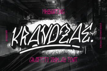Kravozae - Graffiti Display Font