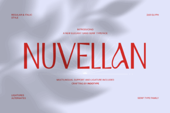 Nuvellan - Elegant Sans Serif Font