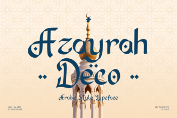 Arabic_Style_Font_Azayrah_Deco