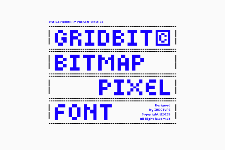 Bitmap-Pixel-Font