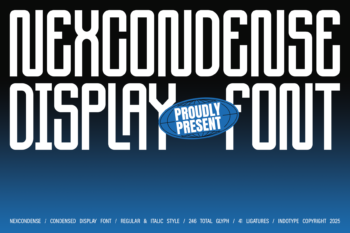 Condensed-Display-Font