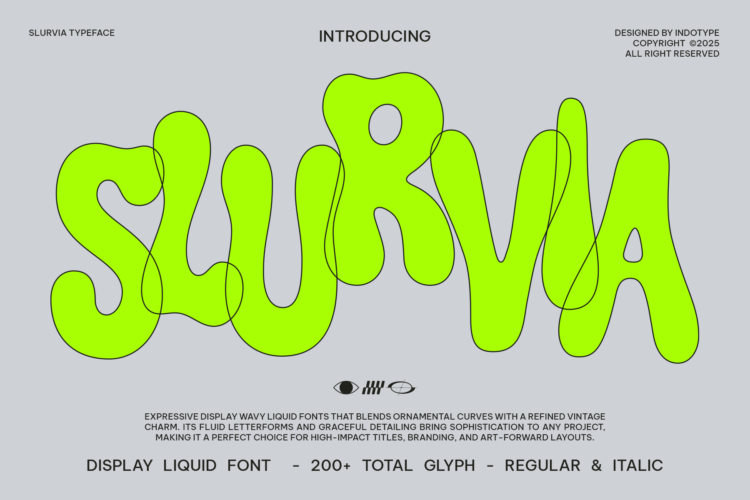 Display_Liquid_Font_Slurvia