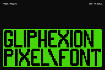 Glephixion - Bitmap Pixel Font