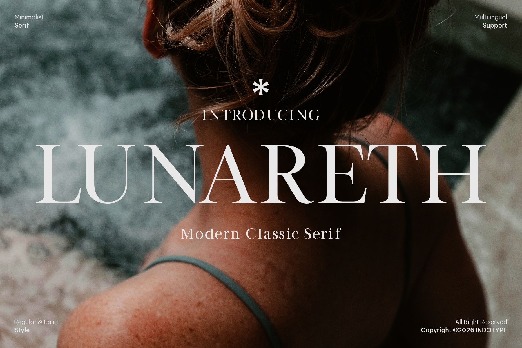 Lunareth - Minimalist Classic Serif