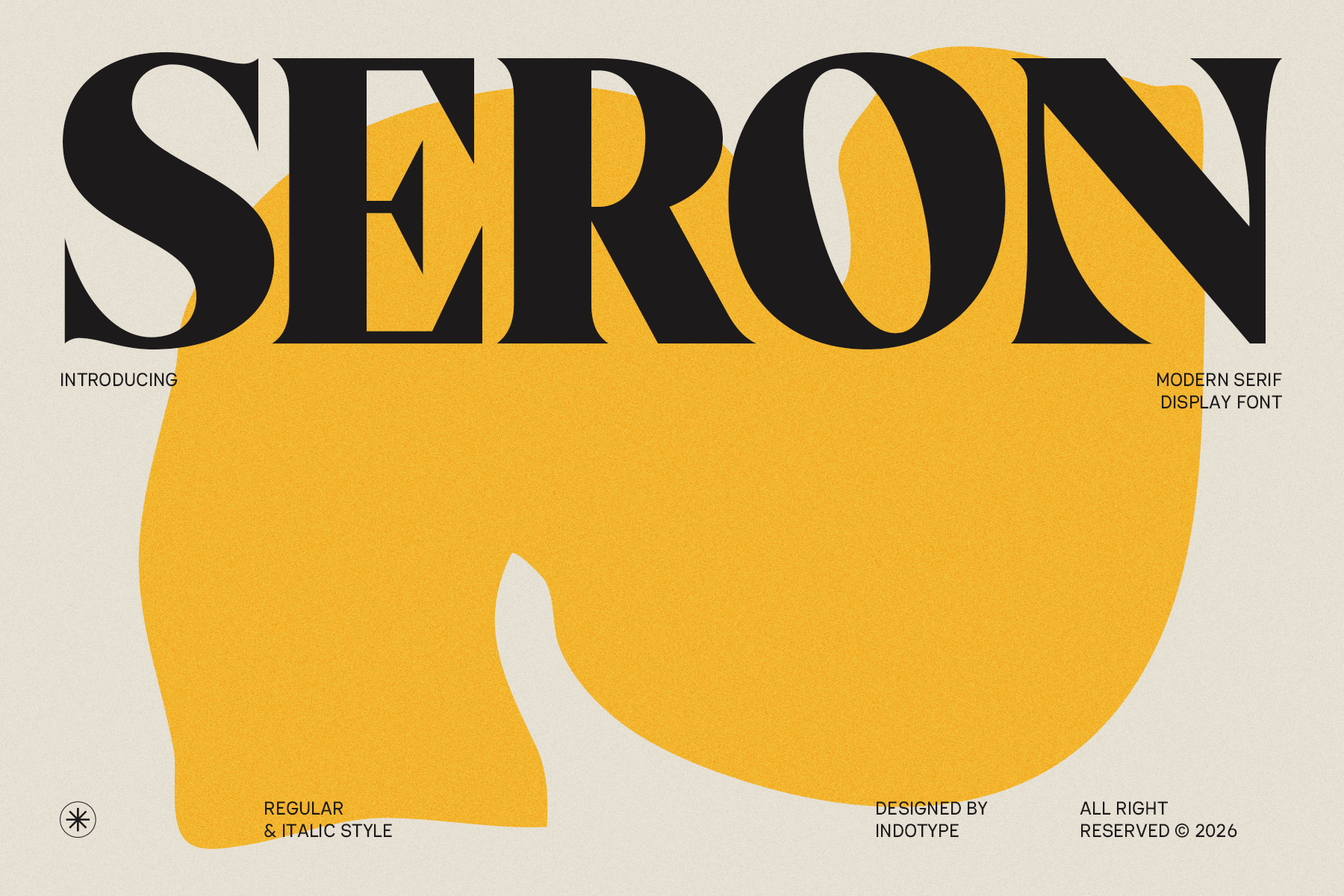 Seron - Bold Display Serif Font