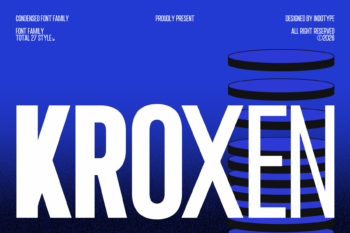 Kroxen - Condensed Font Family