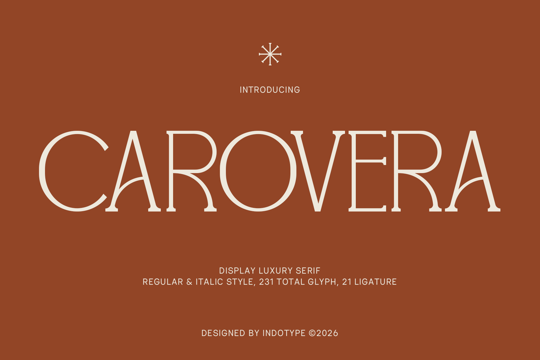 CAROVERA - Display Luxury Serif Font