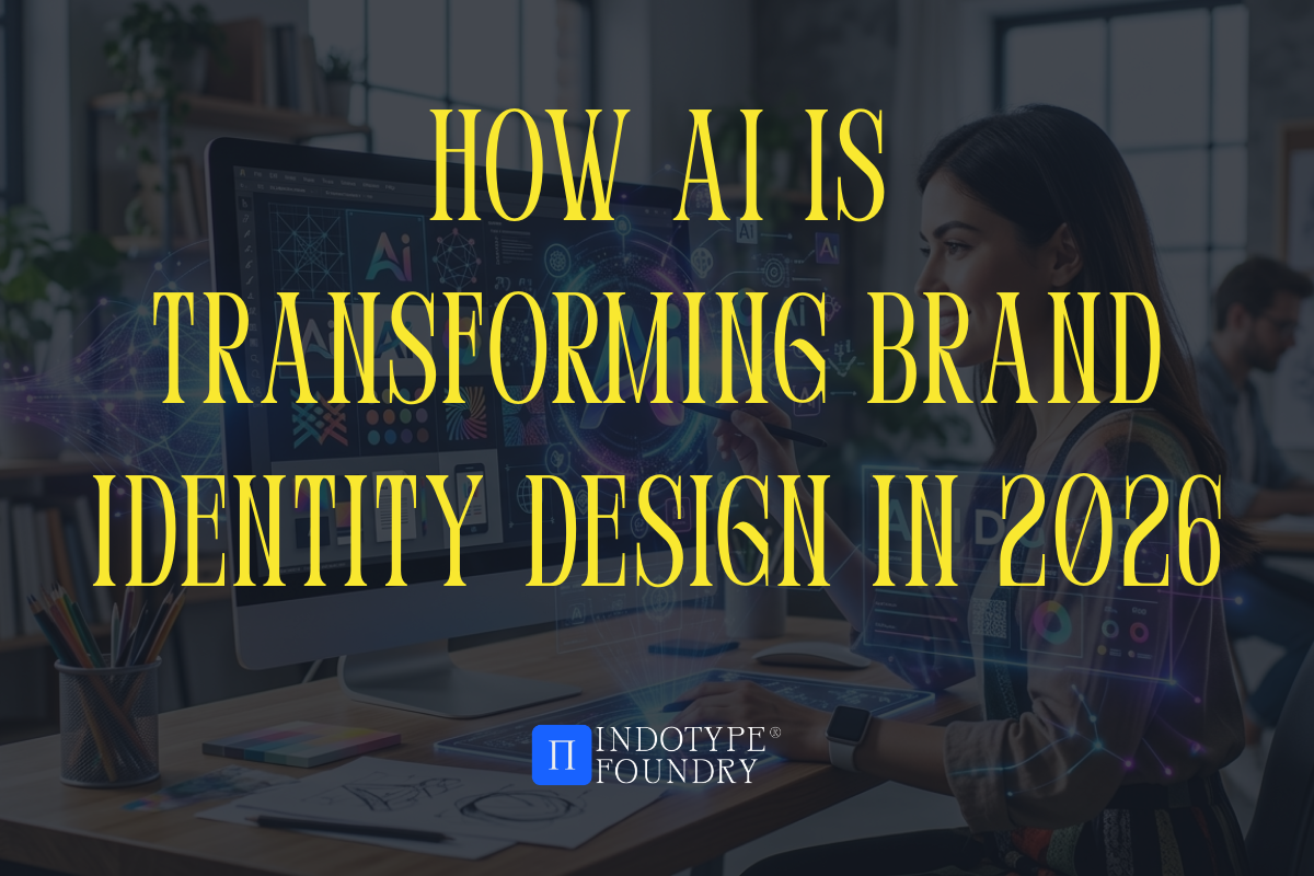 Discover how AI is reshaping brand identity design in 2026—what it does well, where it falls short, and why fonts still require human craft.