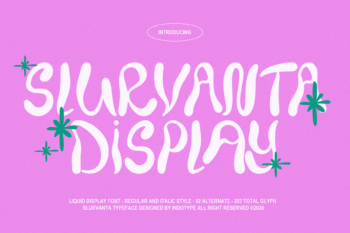 Slurvanta - Liquid Display Font