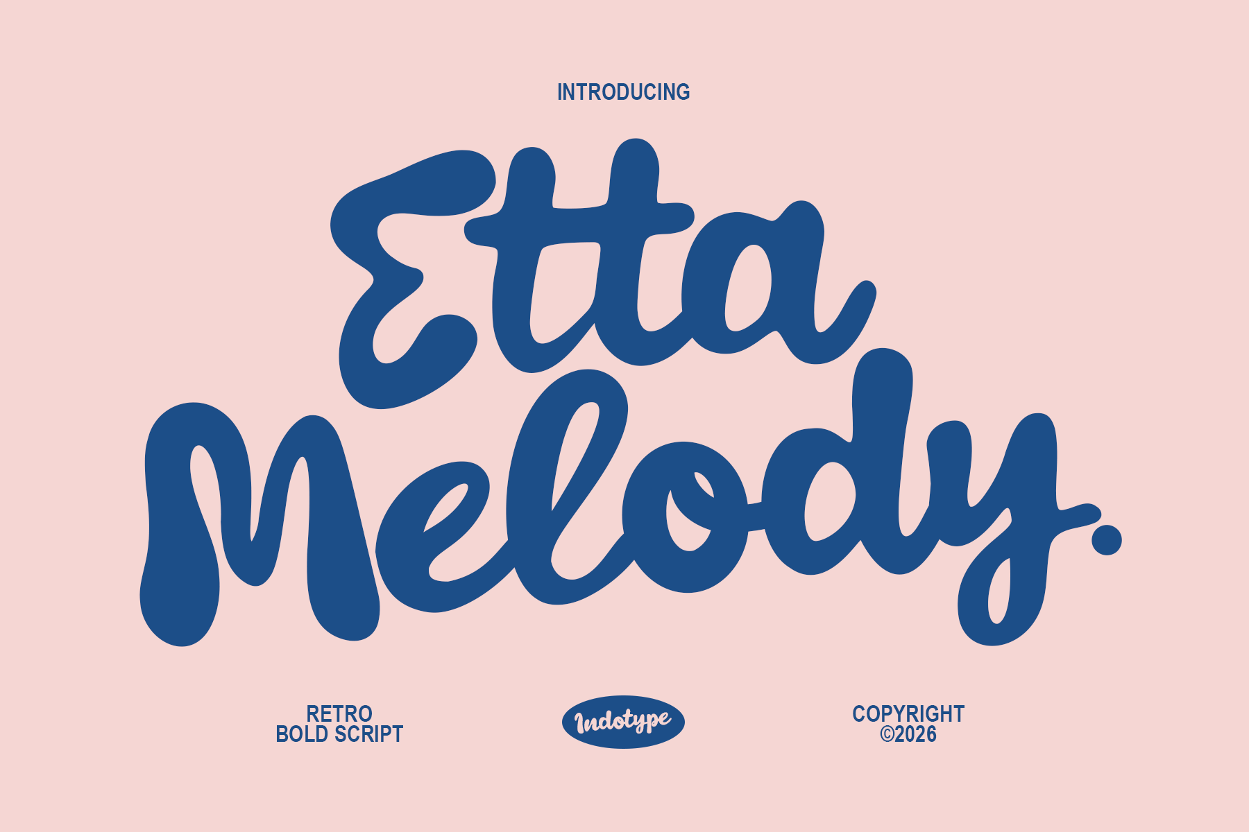 Etta Melody - Retro Bold Script