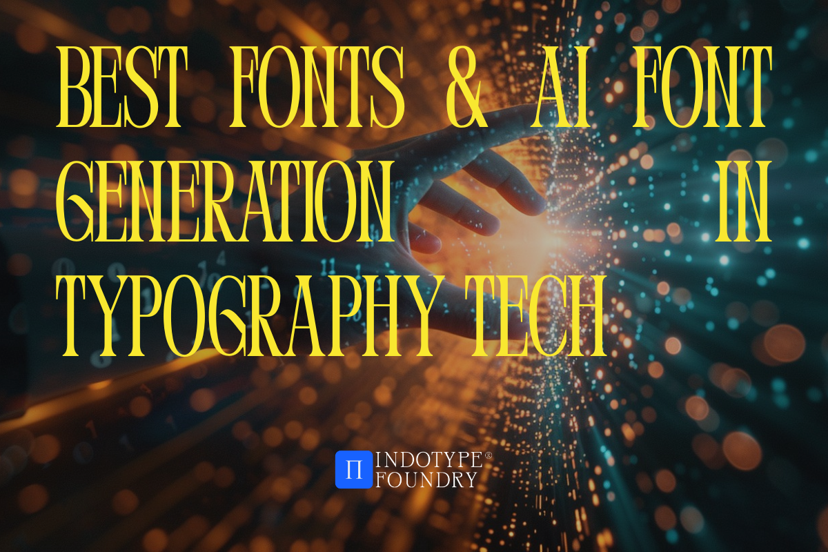 Best Fonts & AI Font Generation in Typography Tech