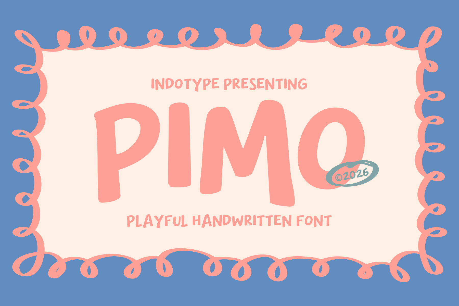 Pimo - Playful Handwritten Font