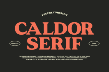 Caldor - Retro Serif Font
