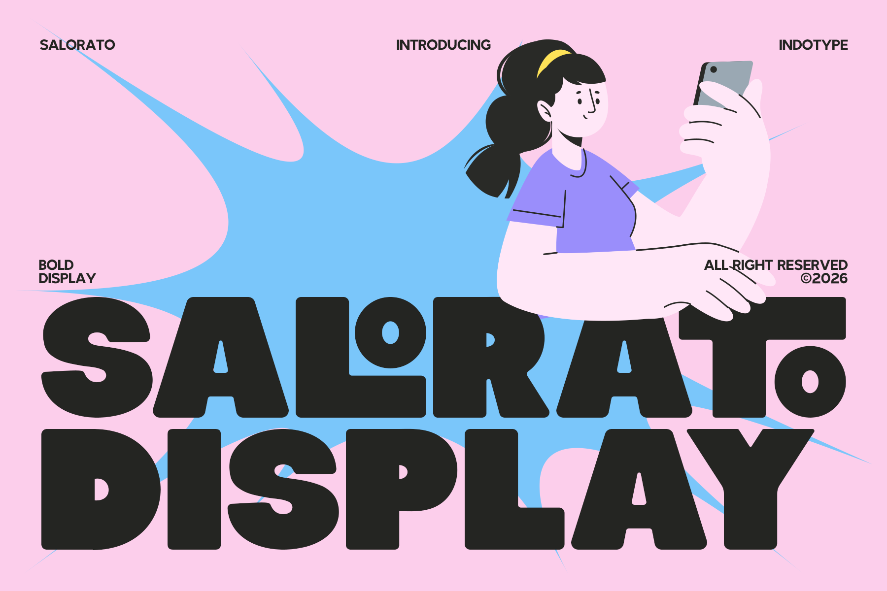 Salorato - Retro Bold Display Font