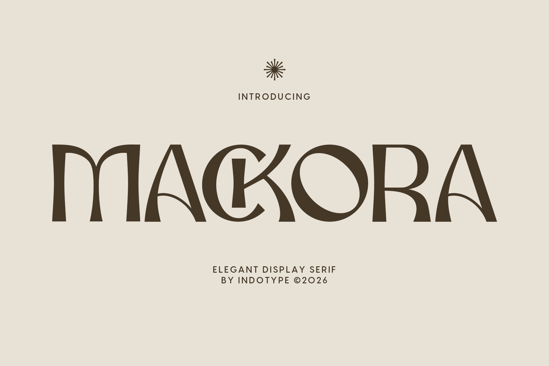 Mackora - Elegant Display Serif Font