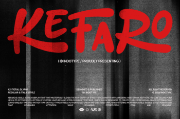 Kefaro - Graffiti Display Font