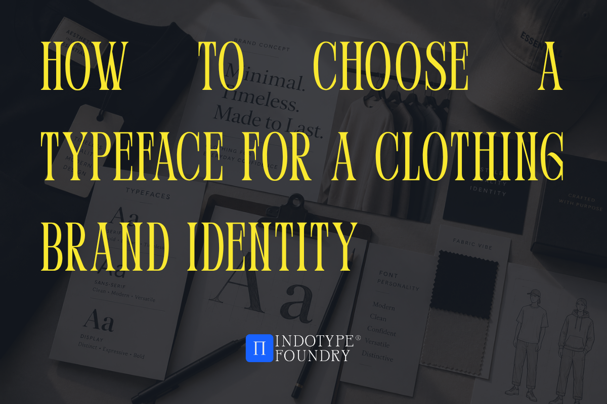 How to Choose a Typeface for a Clothing Brand Identity