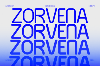 Zorvena - Clean Modern Sans Serif Family