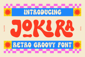 Jokira - Retro Groovy Font
