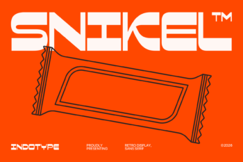 Snikel - Retro Display Font