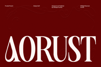 Aorust - Display Serif Font